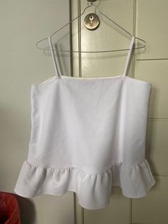 EPERSHAND white peplum top