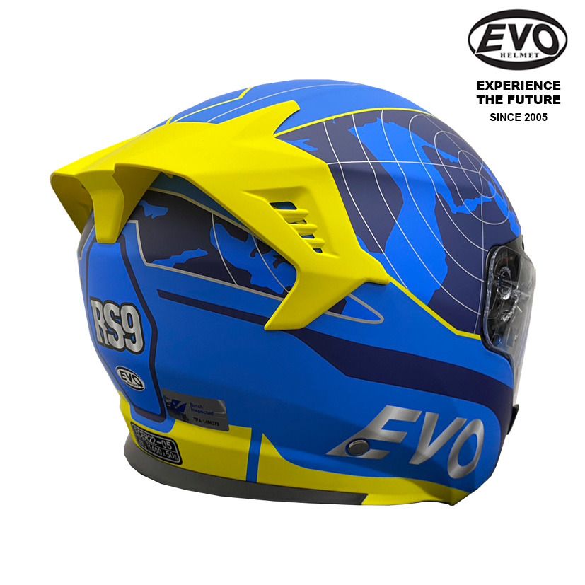 EVO RS9 Radar Helmet, Motorcycles, Motorcycle Apparel on Carousell