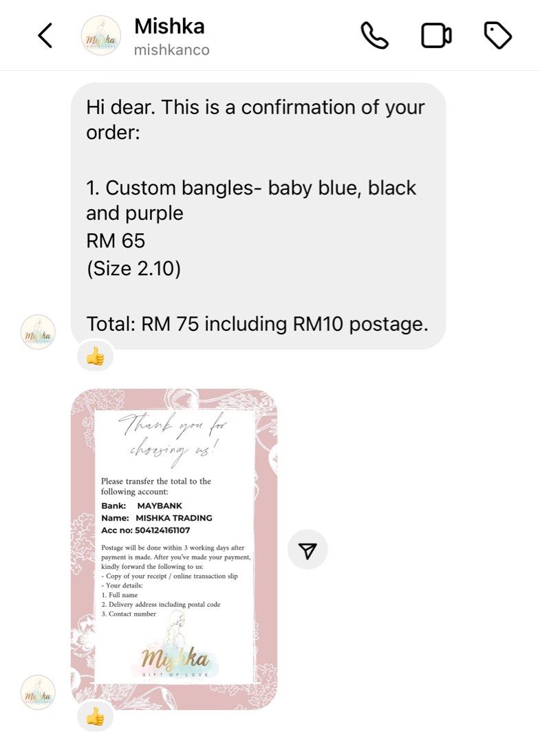 Fancy Bangles (Category: Other Accessories) located in Selayang. Submitted by samvardhana (Listing ID 1210072457, Image 2). Description: Bangles to let go (2 sets, 1 for left hand and 1 for right hand) Size 2.10 Mistakenly bought much bigger size Open for negotiation .