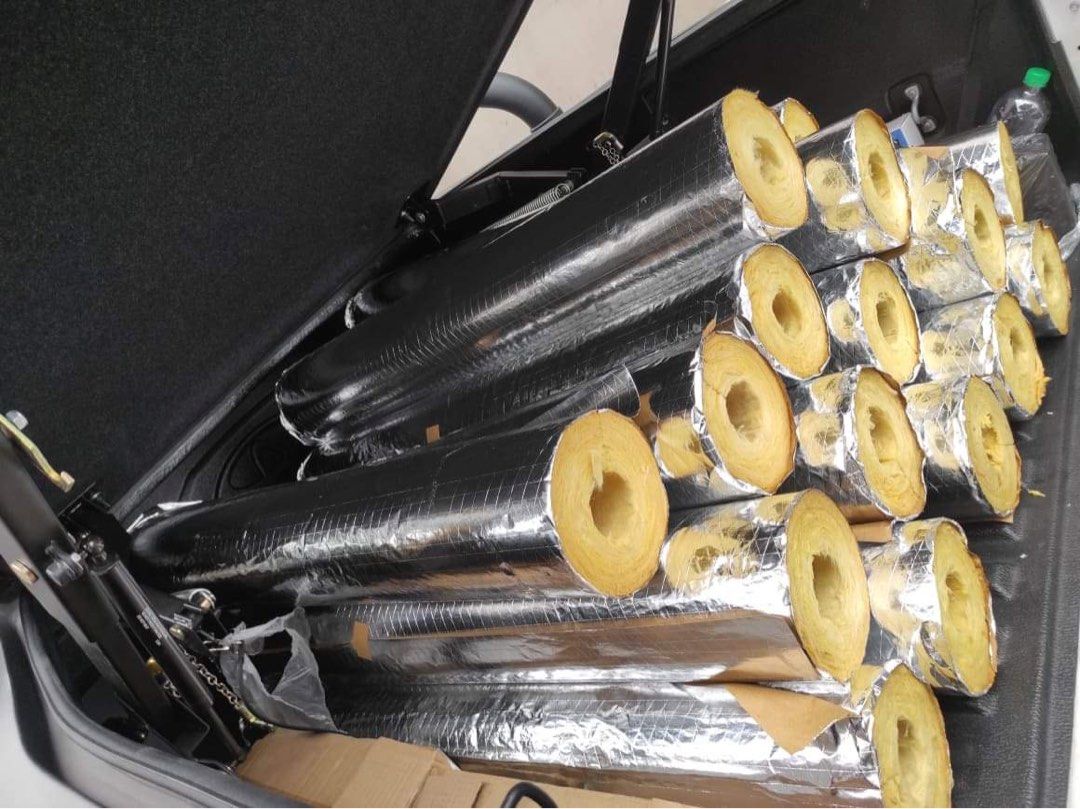 FIBERGLASS PIPE INSULATION (Category: Construction & Building Materials) located in Marikina City. Submitted by christine_km8enterprises (Listing ID 1210100086, Image 1). Description: Fiberglass (Glass wool) Insulation for Sale 👉🏻BIG DISCOUNTS for bulk orders👈🏻 Smart / Viber / Telegram: 09682902240 Christinekm8enterprises@gmail.com Fb: Christine / km8 enterprises ▪️Blanket type & Board type are available ✔️Bare ✔️1sided foil ✔️2sided foil ✔️G