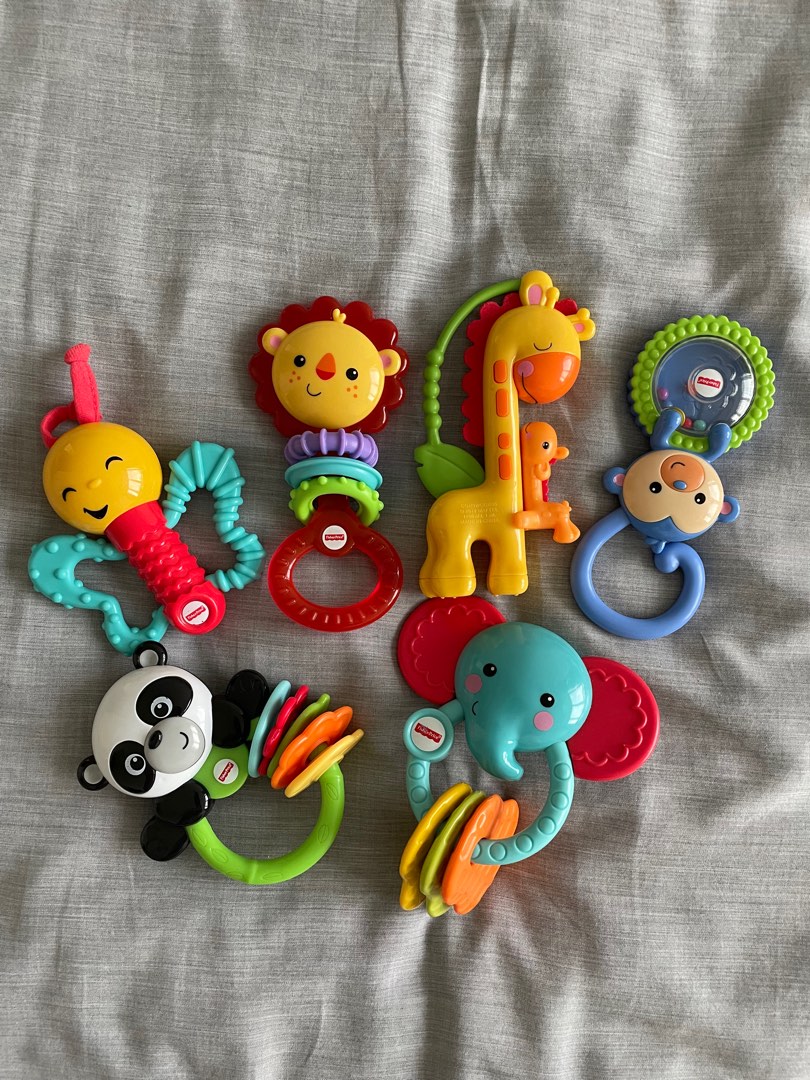 Fisher Price rattles, Babies & Kids, Infant Playtime on Carousell