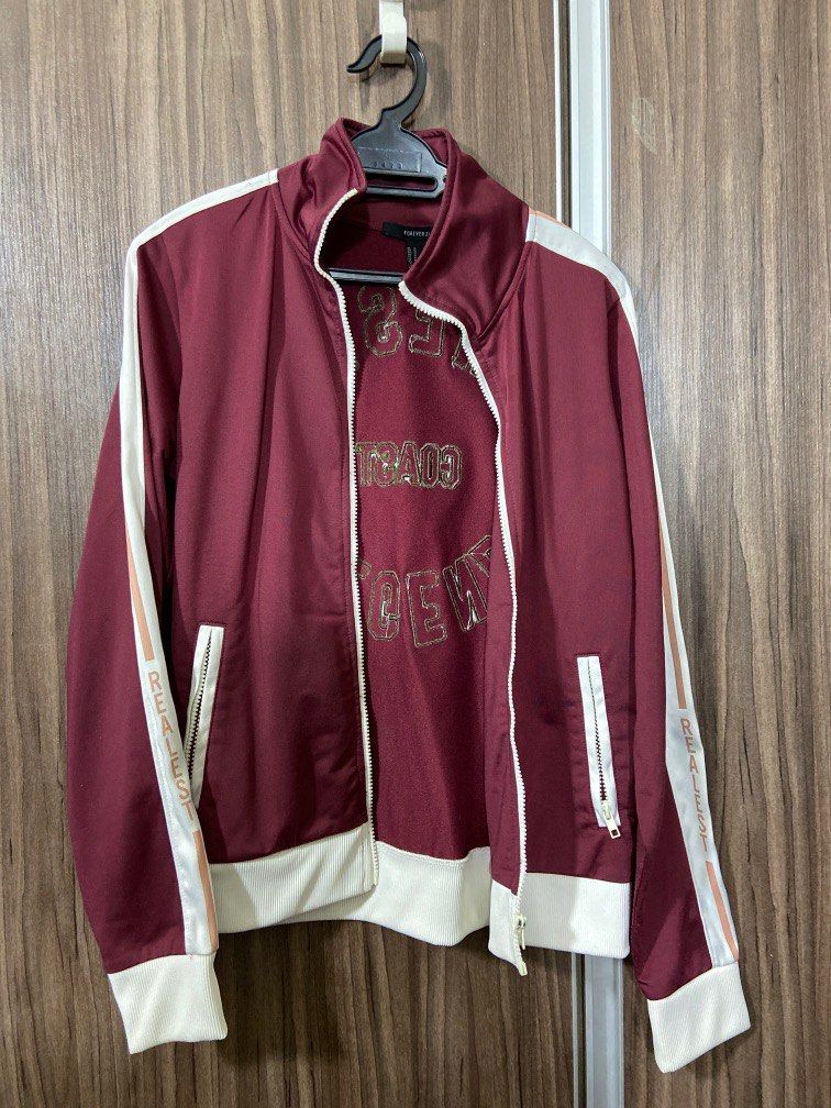 Forever 21 maroon jacket deals