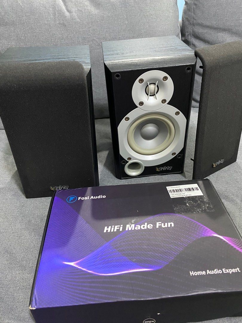 Fosi BL20A Amplifier + Infinity Audiophile Speakers, Audio, Soundbars