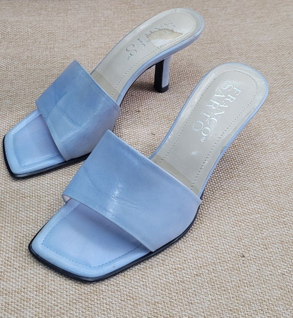 Franco sarto online blue sandals