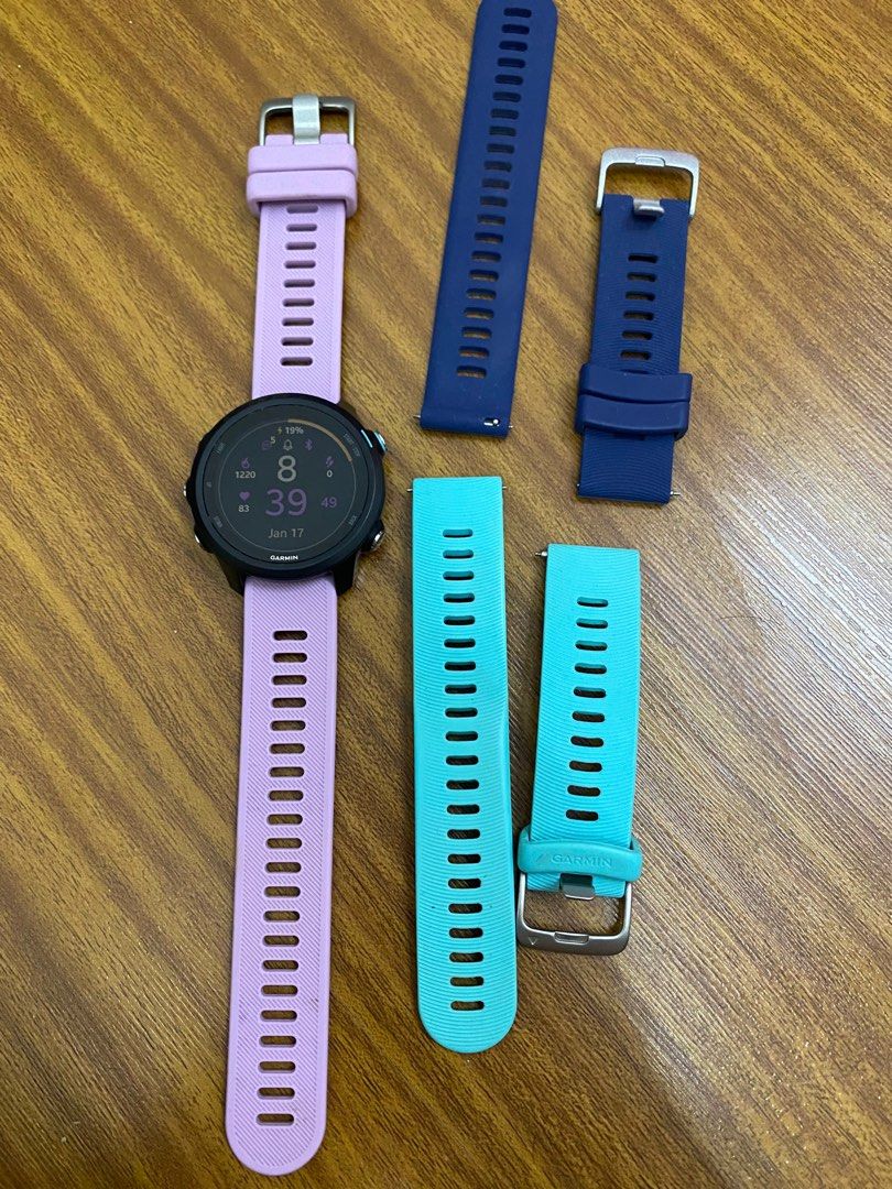 Garmin Forerunner 245 Music Aqua, Men's Fashion, Watches & Accessories