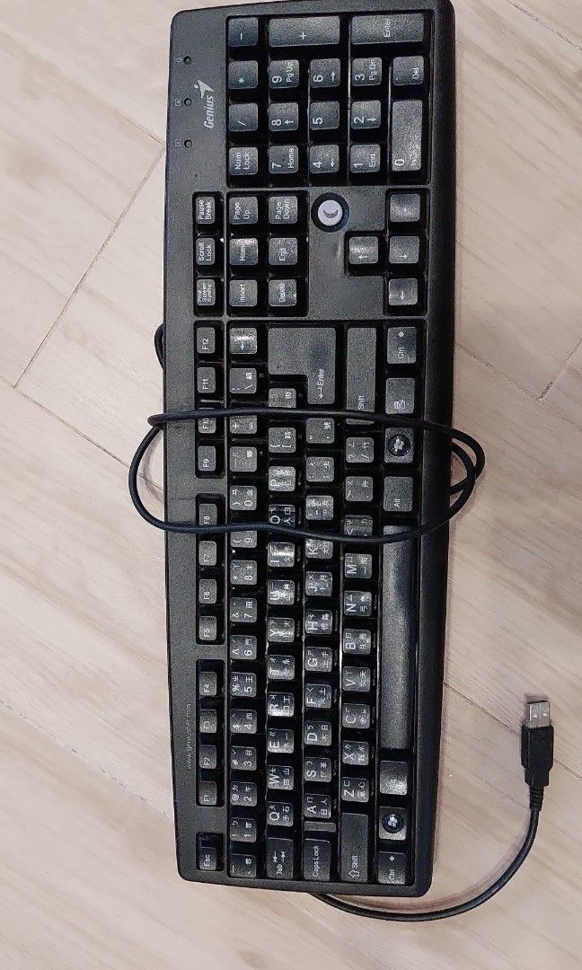 Genius keyboard, 電腦＆科技, 電腦周邊及配件, 電腦鍵盤及相關產品 - Carousell