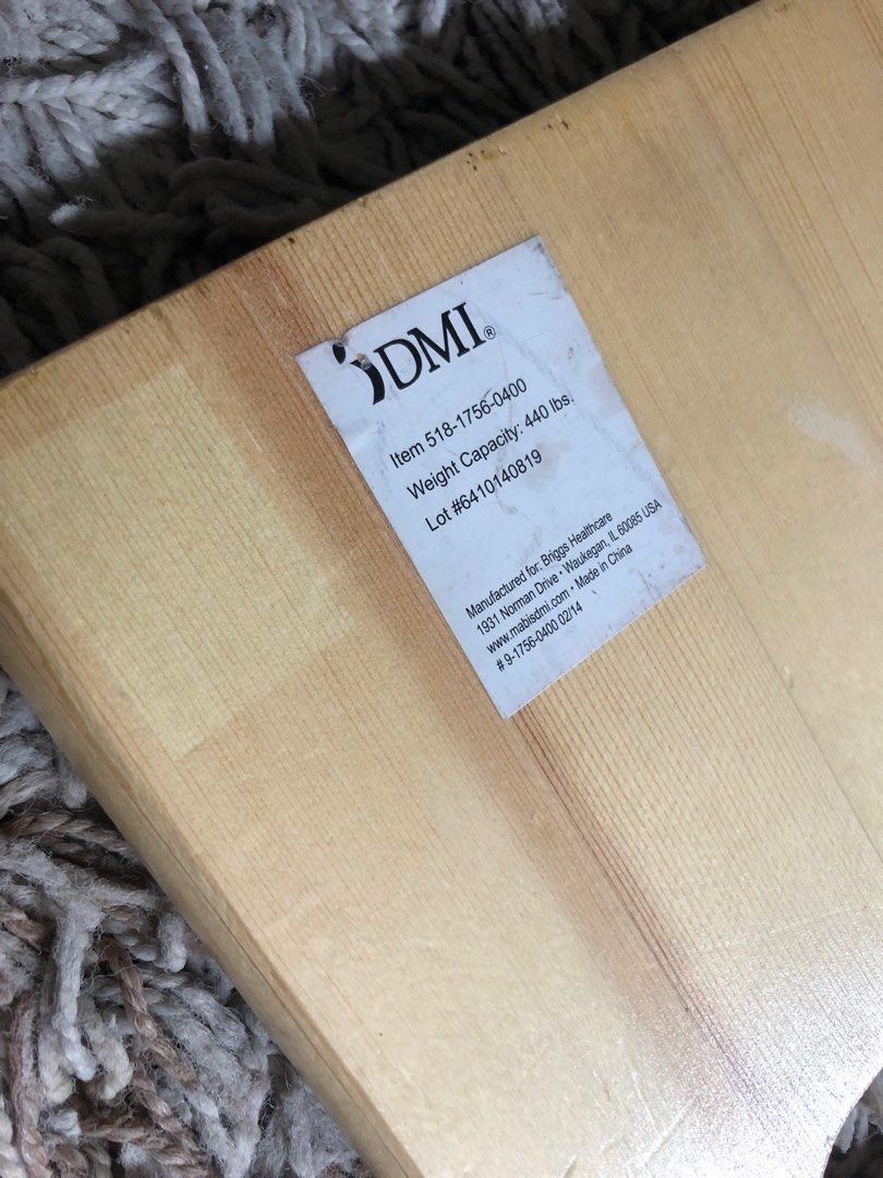 Genuine DMI Transfer Board Slide Board, Made of HeavyDuty Wood for