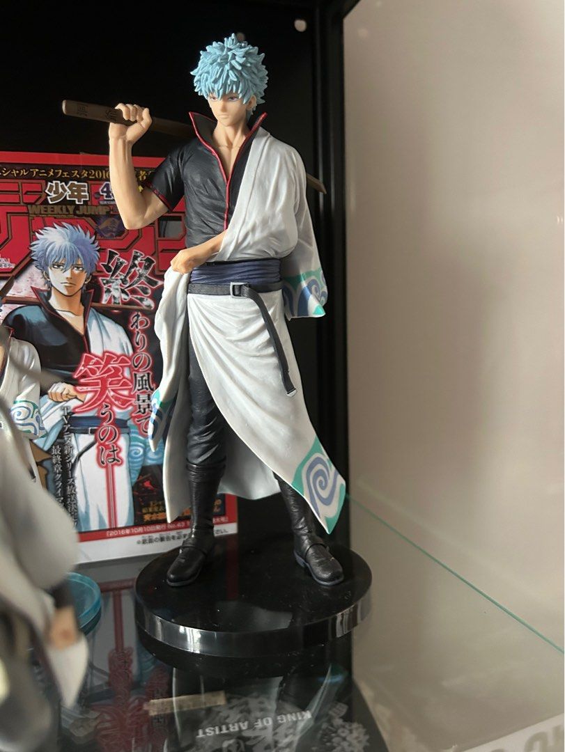 Gintama Banpresto Jump 50th Anniversary Figure Figurine (Category: Toy Figures) located in Singapore. Submitted by ohlivertoes (Listing ID 1210209353, Image 1). Description: Gintoki Figure, Comes with box, only opened to display in glass shelf .