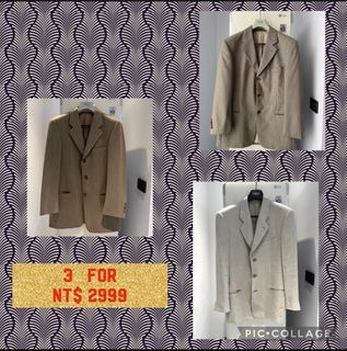 Giorgio Armani Le Collezioni x1 + Boss x2   男士西裝外套 NT$ 2999