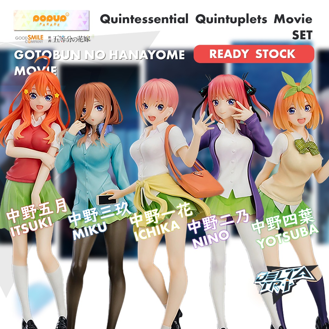 Good Smile Company The Quintessential Quintuplets Movie POP UP PARADE The  Quintessential Quintuplets the Movie Special Set – Akiha Hobby, Malaysia  Anime Figure Online Shop