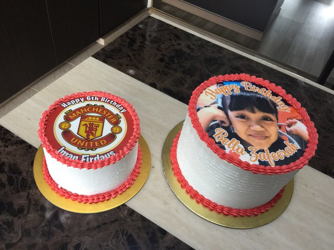 Halal Customised Birthday cake ( ediblee image ), Food & Drinks