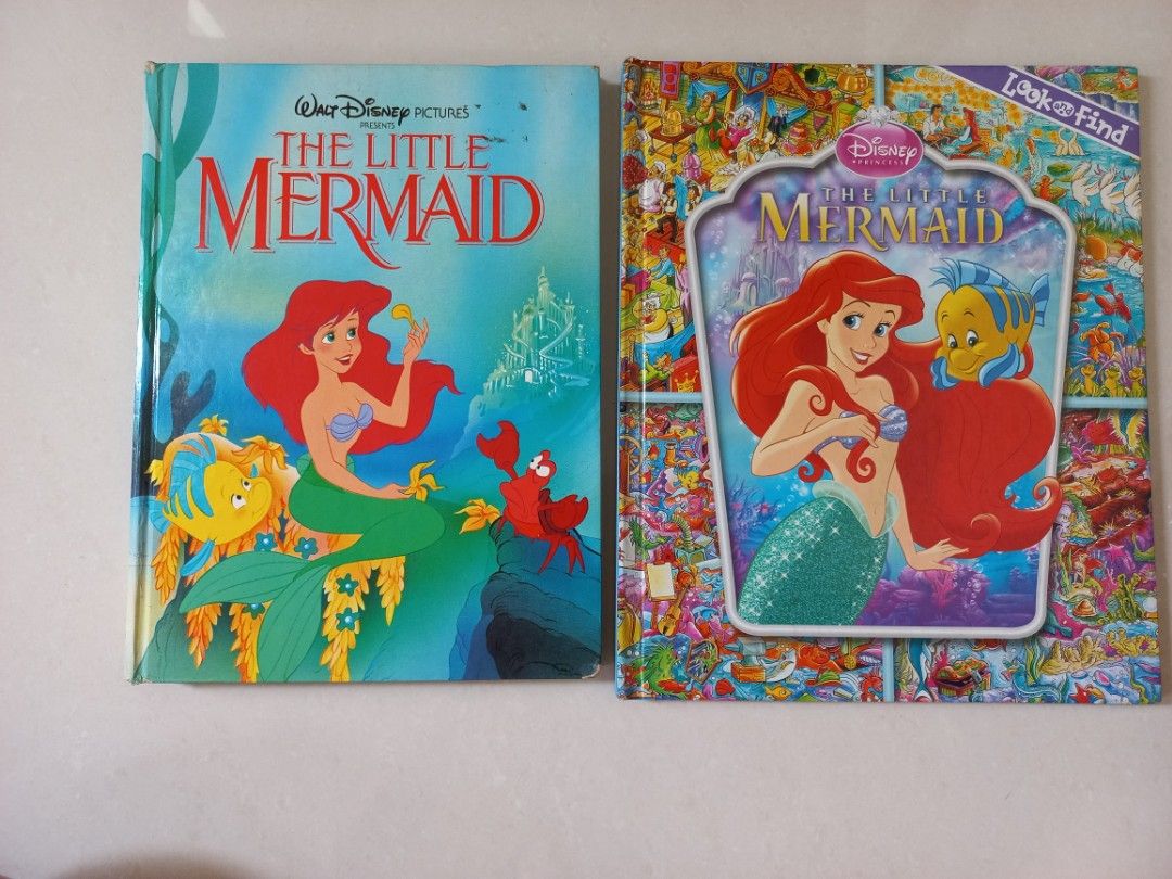 Hardcover Story Book Little Mermaid, Buku & Alat Tulis, Buku Anak-Anak ...