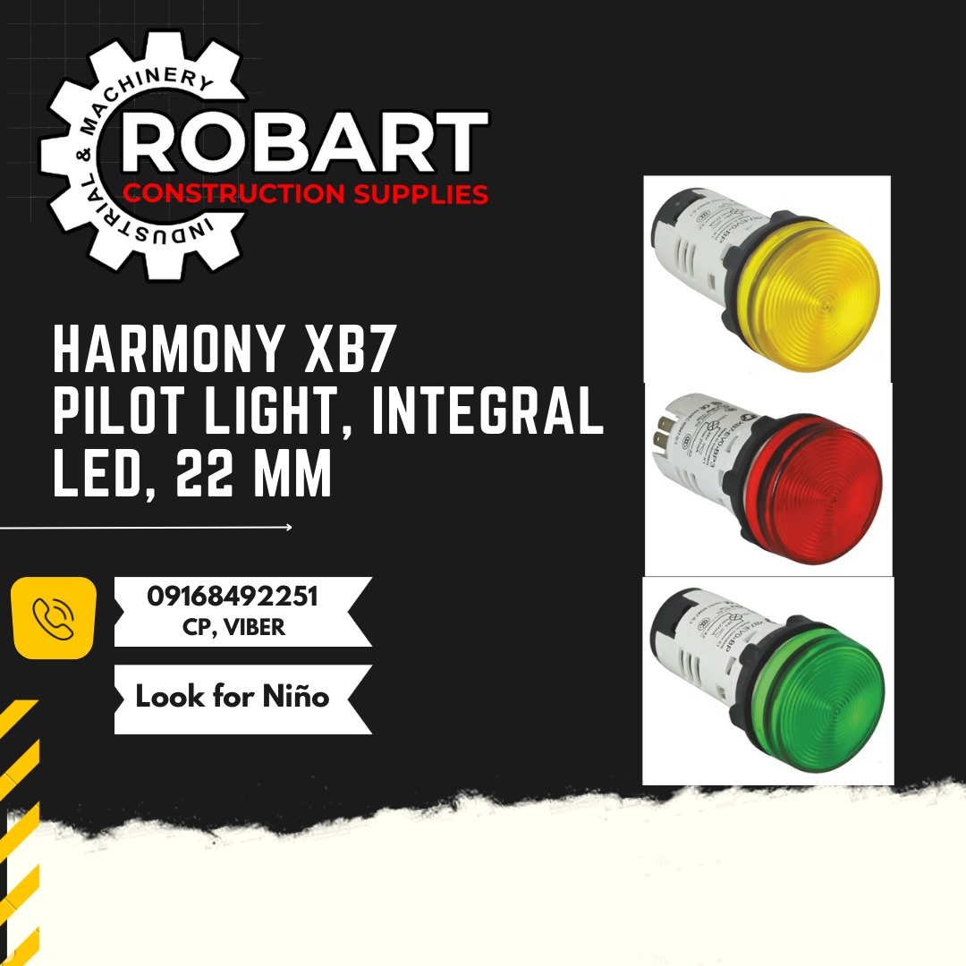 Harmony XB7 Pilot Light, Integral LED, Commercial & Industrial