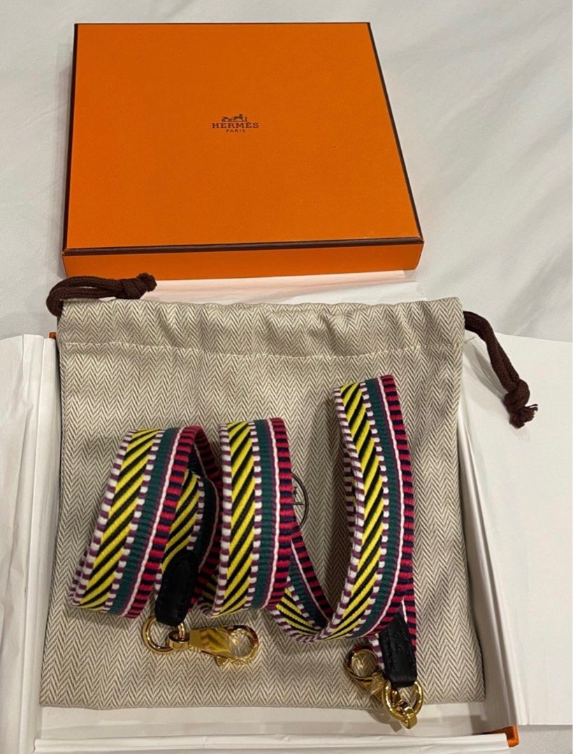 99% NEW HERMES Sangle Cavale 25 mm bag strap, Luxury, Accessories on  Carousell