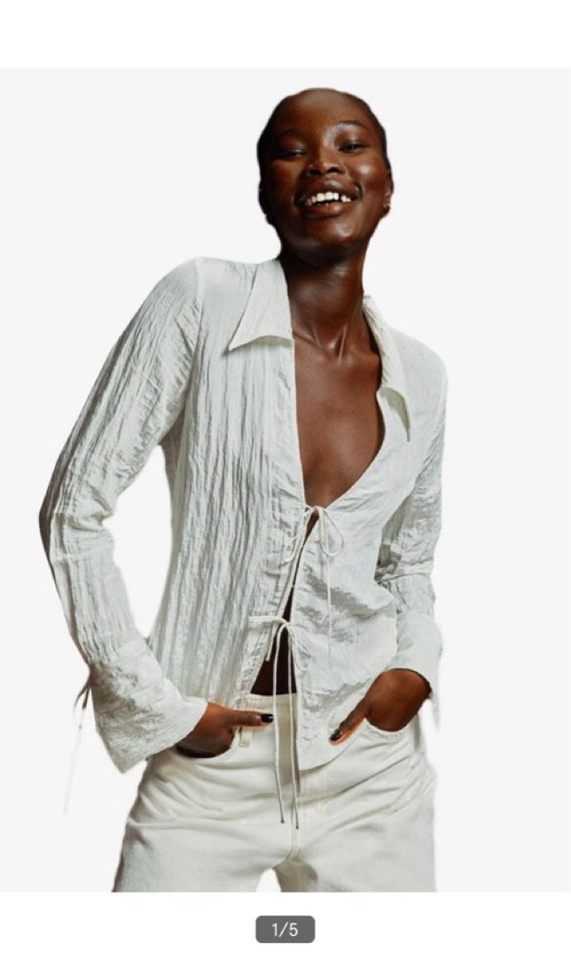H&m tie deals detail top