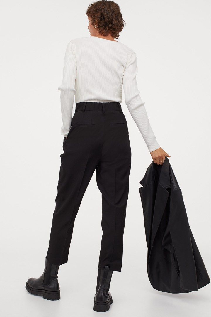 Buy Clearance Womens HighWaist Zippered Plaid Pants Long Peg Pants  Casual Elastic Waist Trousers by GreatestPAK Online at desertcartINDIA