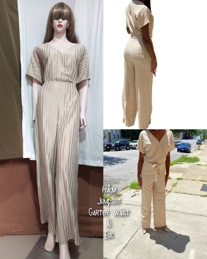 H en m jumpsuit top
