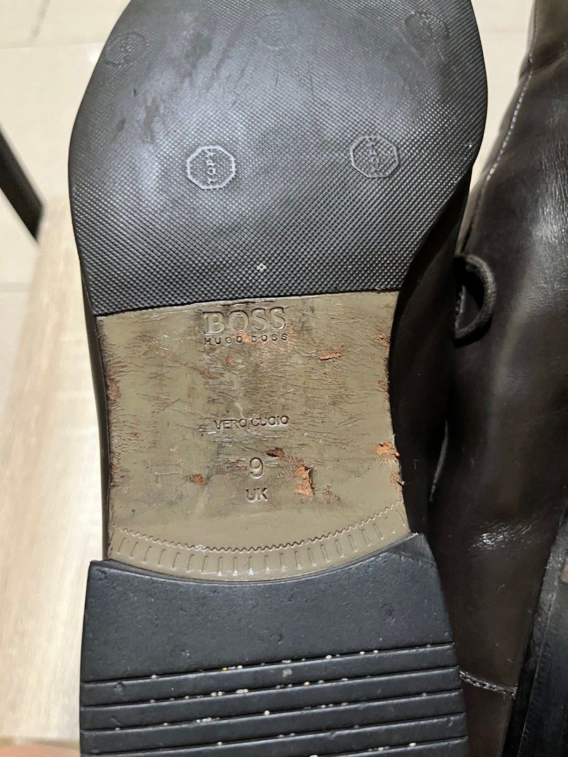 mens black hugo boss shoes