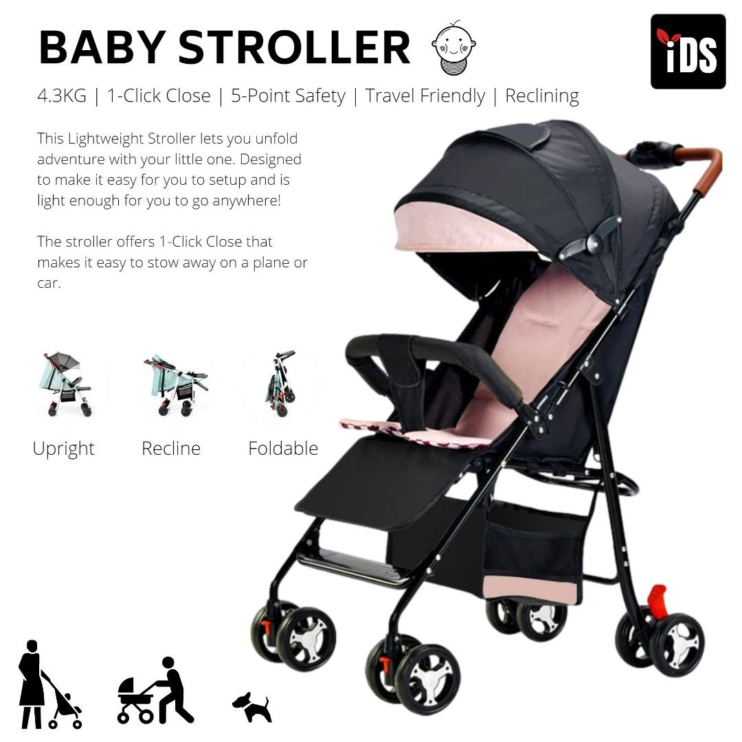 Lightweight stroller with sun shade online
