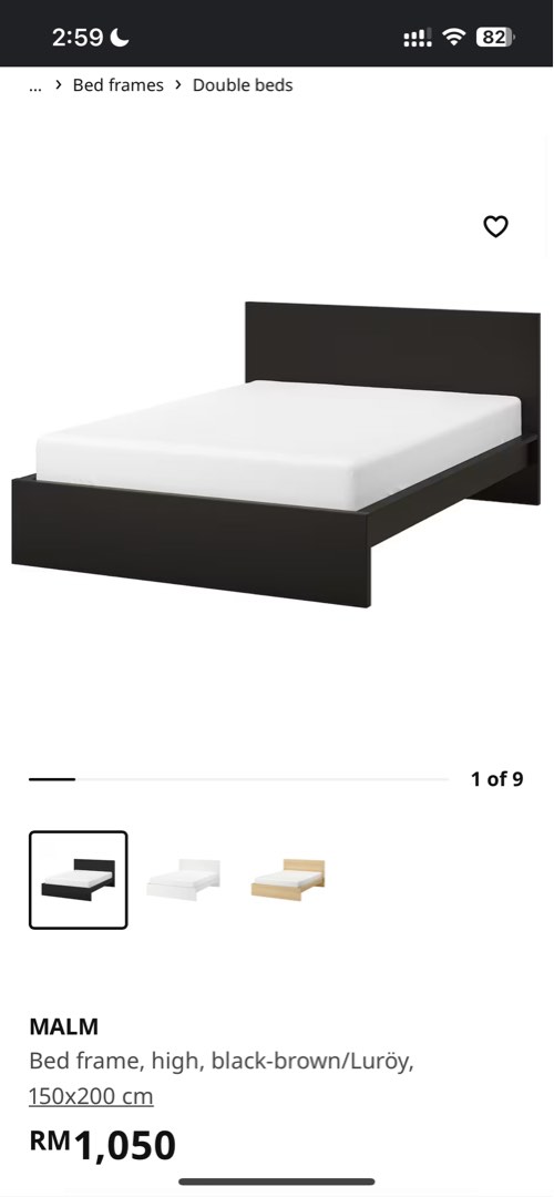 Ikea bed frame, Furniture & Home Living, Furniture, Bed Frames