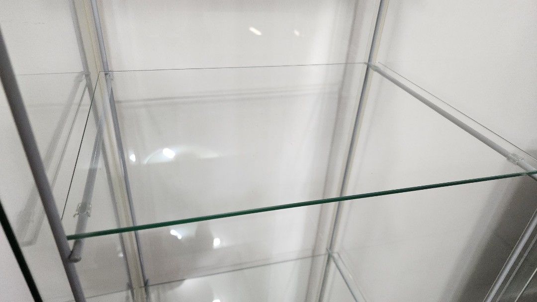 Ikea Detolf Glass Shelf, Furniture & Home Living, Furniture, Shelves