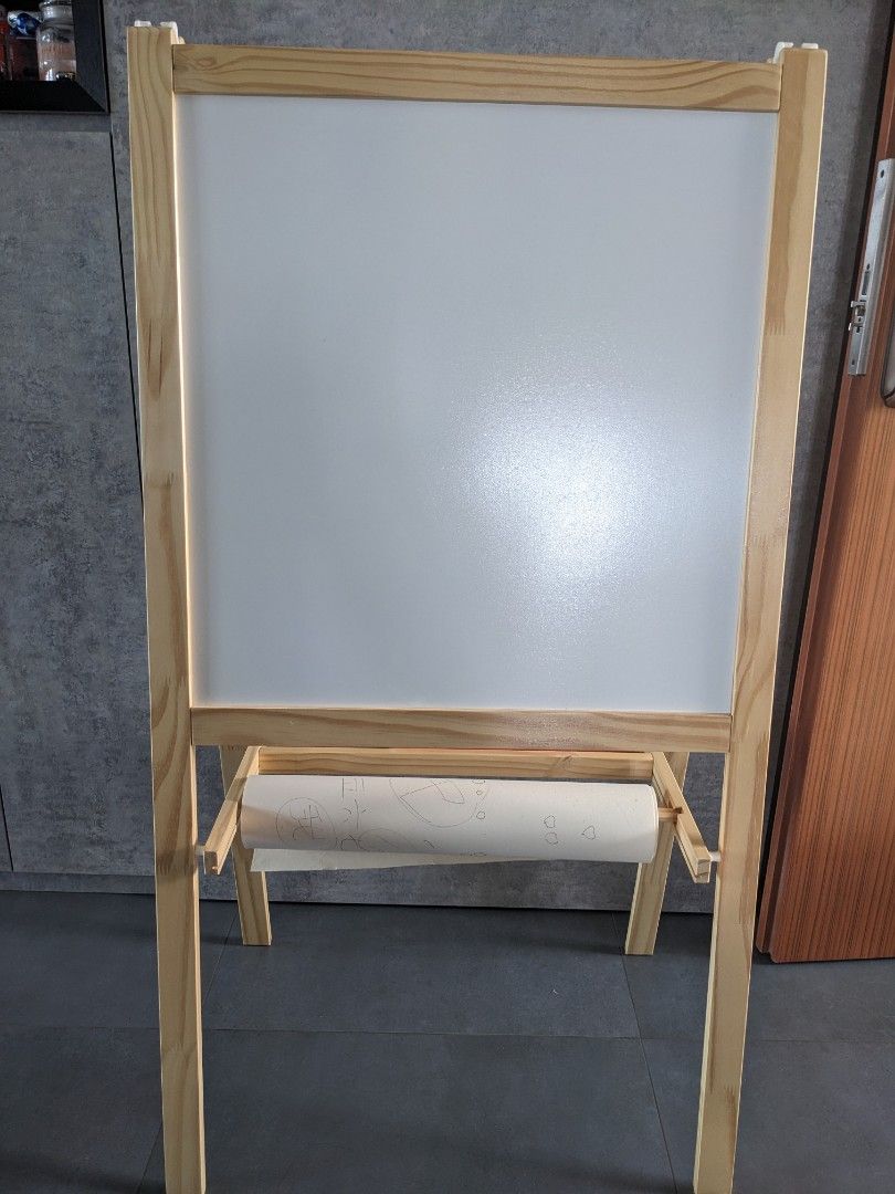 Ikea Easel White/Black Board (Old Model), Babies & Kids, Baby Nursery