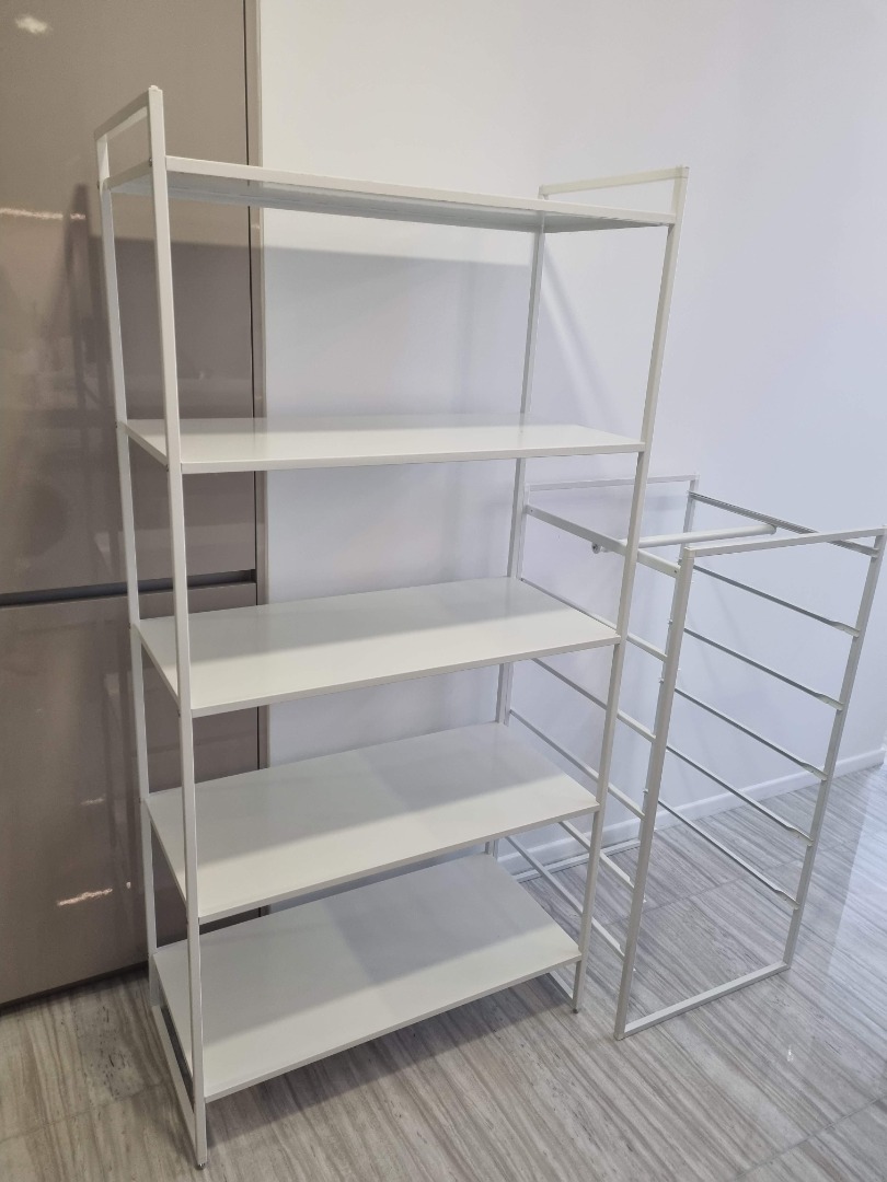 IKEA JONAXEL shelving unit + drawer unit frame, Furniture & Home Living, Furniture, Shelves