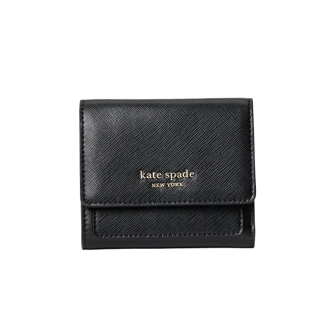 Clearance Sales IN STOCK Kate Spade Booked Trifold Wallet Black