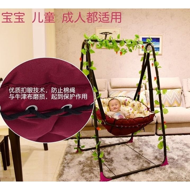 Indoor Hanging Swing for adulr or baby chair can use as baby cradle Furniture Home Living Furniture Chairs on Carousell