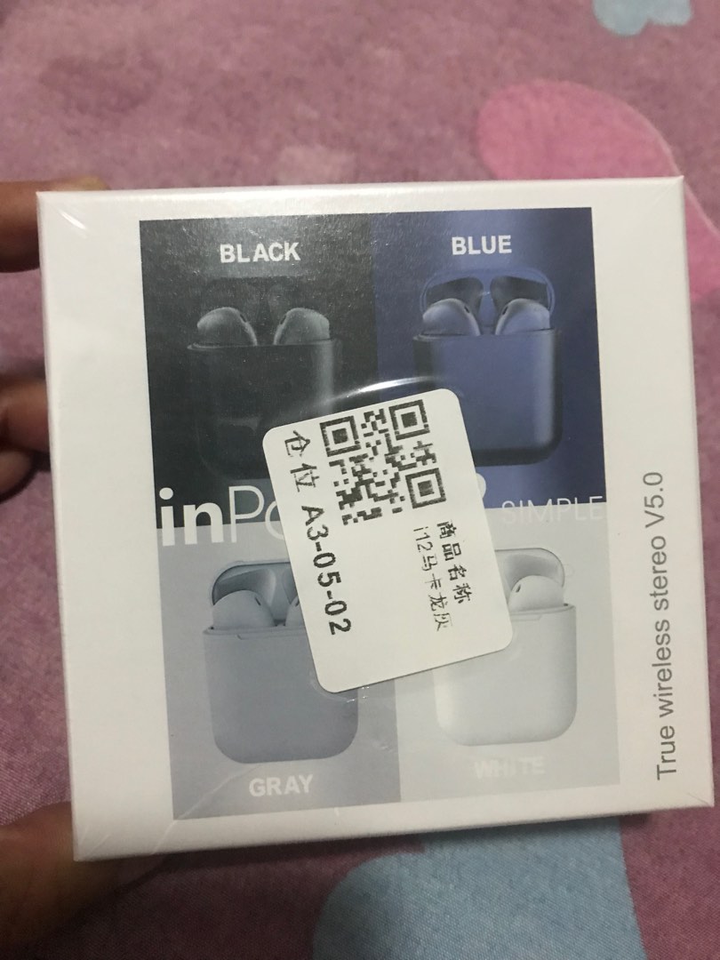 inPods 12 TWS Wireless Earbuds Waterproof Bluetooth v5.0 Earphone For