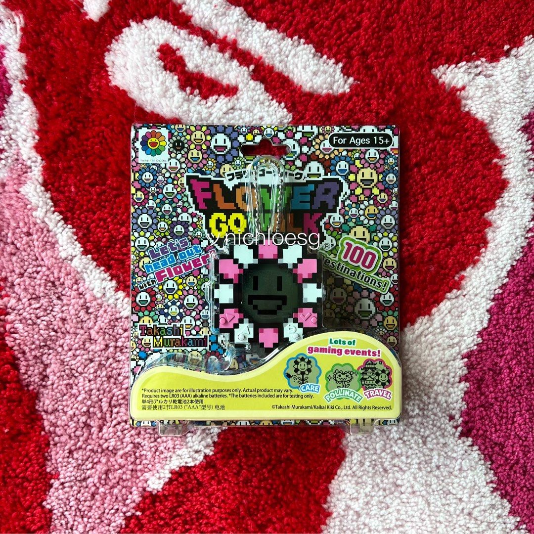 INSTOCK TAKASHI MURAKAMI FLOWER GO WALK TAMAGOTCHI, Hobbies & Toys