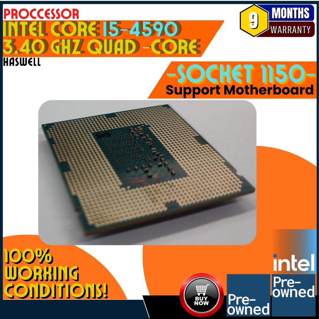 Intel Core i54590 3.30GHz QuadCore 4th Gen Haswell Processor