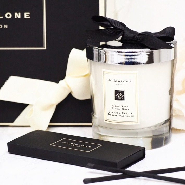 Jo Malone Wood Sage & Sea Salt Home Scented Candle, 200g, Furniture