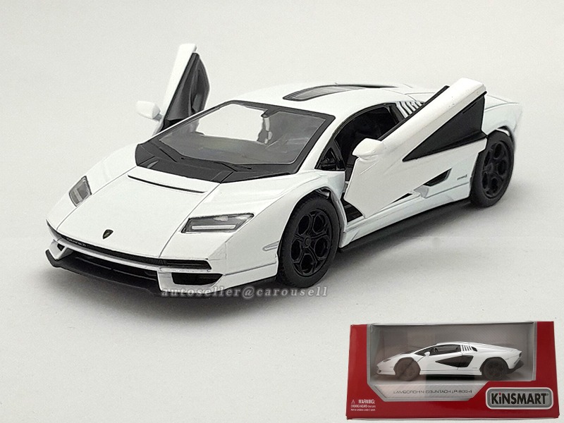 Kinsmart Countach LPI 8004 Diecast Metal Model Car White