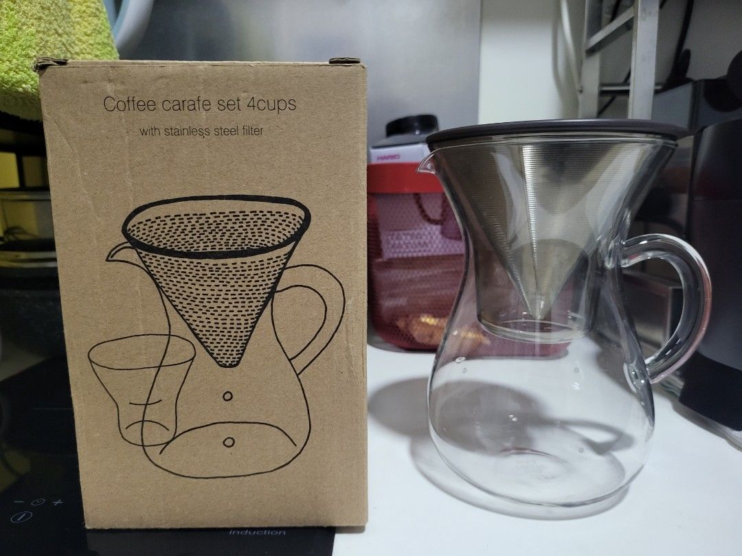 Kinto drip coffee carafe set(4 cups), Furniture & Home Living
