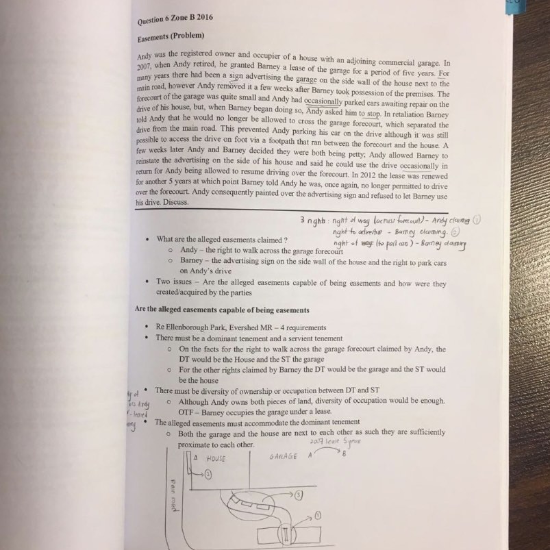 Land Law/Property Law Q&A and guidelines, Hobbies & Toys, Books