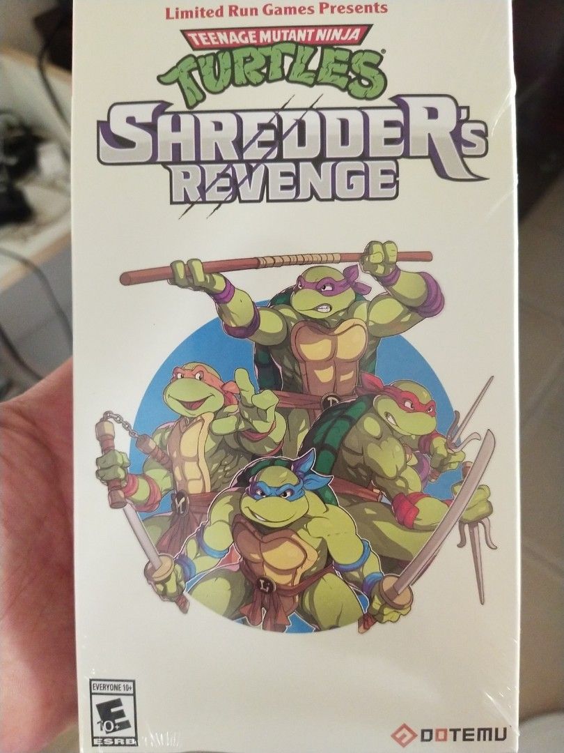 Limited run Nintendo switch teenage mutant ninja turtles shredder