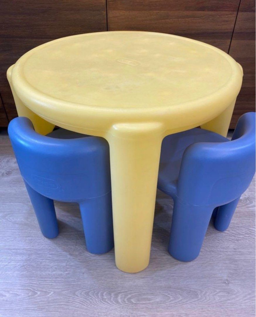 Little Tikes Table and Chairs Set ASIS, Babies & Kids, Baby Nursery