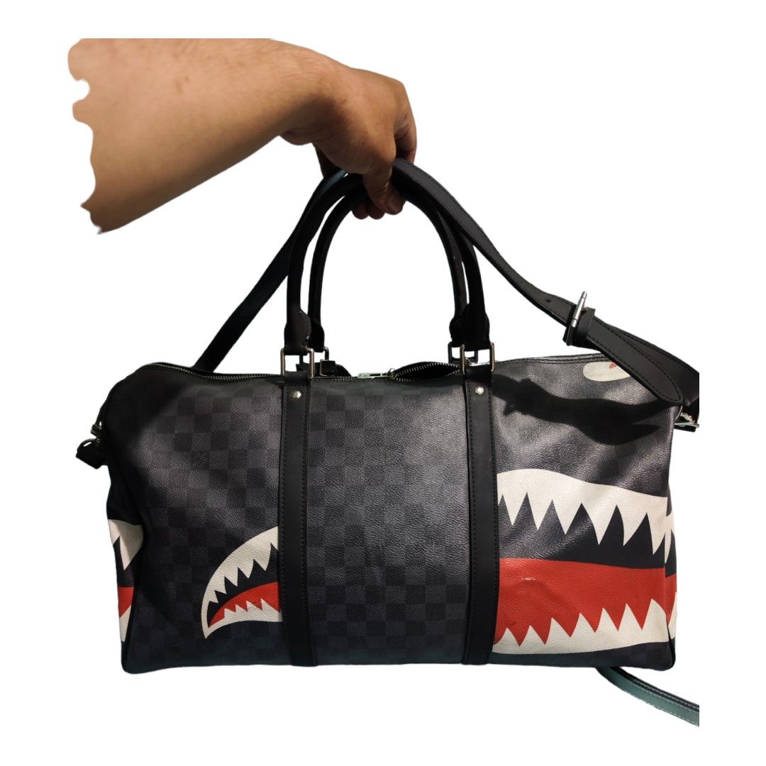 louis vuitton bag with shark