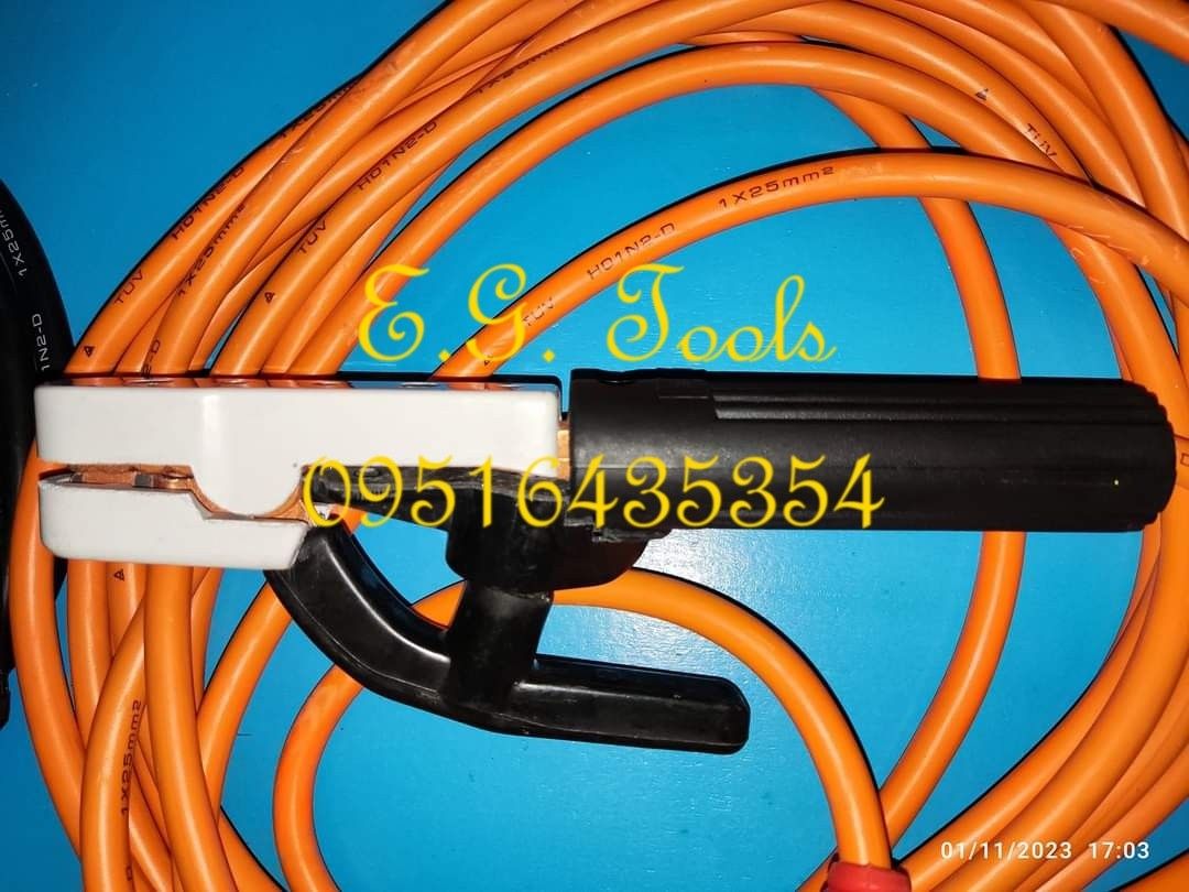 MAILTANK Welding Cable / Welding Machine Accessories / 7M Welding Cable & 3M Ground Cable (Category: Construction Tools & Equipment) located in Caloocan City. Submitted by emgaile (Listing ID 1210128655, Image 3). Description: MAILTANK Welding Cable / Welding Machine Accessories / 7M Welding Cable & 3M Ground Cable with Box (Combo) (SH185-4) SPECIFICATION: Model: SH185-4 Cable Size: 1 x 25 mm2 3 Meter Ground Cable 7 Meter Welding Cable with Holde