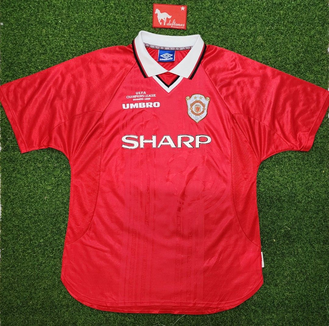 Manchester united 1999 champions league jersey hot sale