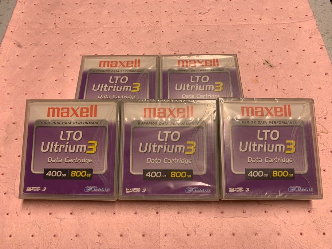 Maxell LTO Ultrium 3 Data Cartridge 5pcs. (1box), Computers & Tech ...
