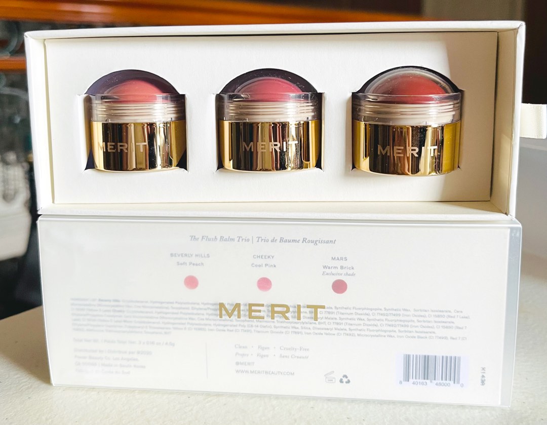 MERIT THE BLUSH TRIO, Beauty & Personal Care, Face, Makeup on Carousell