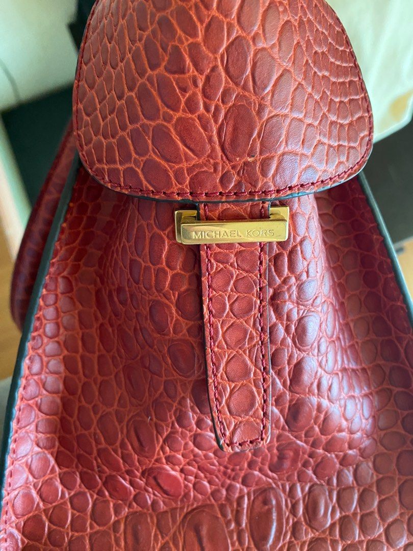 Michael Kors Crocodile Handbag, Luxury, Bags & Wallets on Carousell