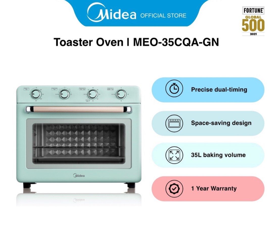 Midea Electric Oven MEO35CQAGN, TV & Home Appliances, Kitchen