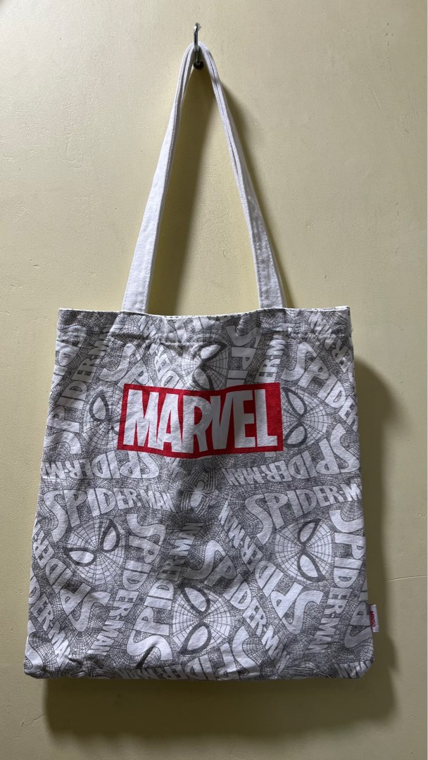 Miniso Marvel Tote Bag, Women's Fashion, Bags & Wallets, Tote Bags on
