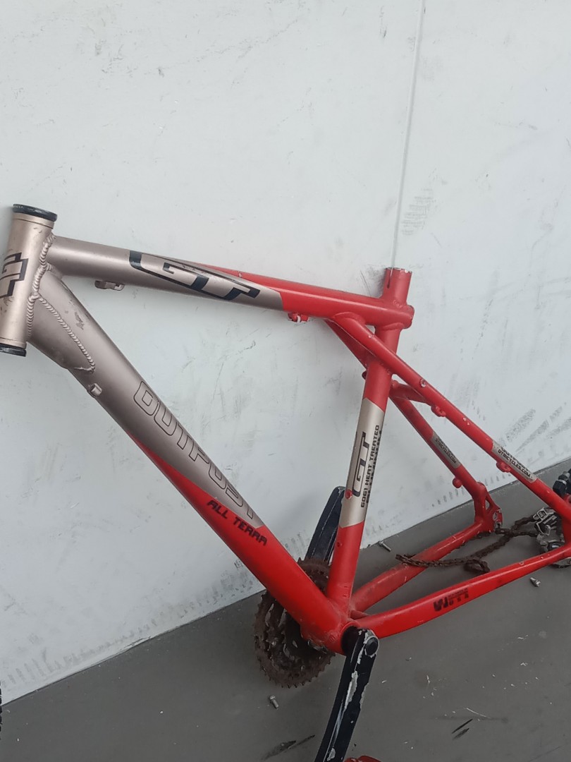 size 17 mtb frame