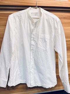 Muji無印良品立領牛津布襯衫