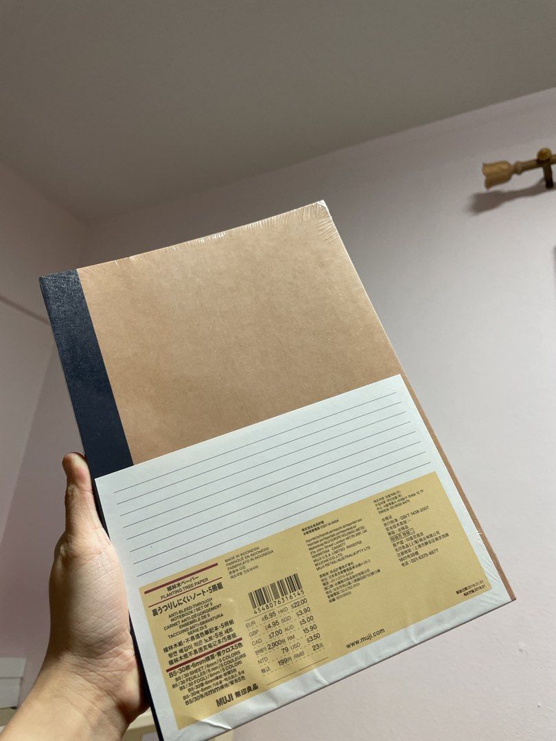 Muji B5 notebook, Hobbies & Toys, Stationery & Craft, Stationery
