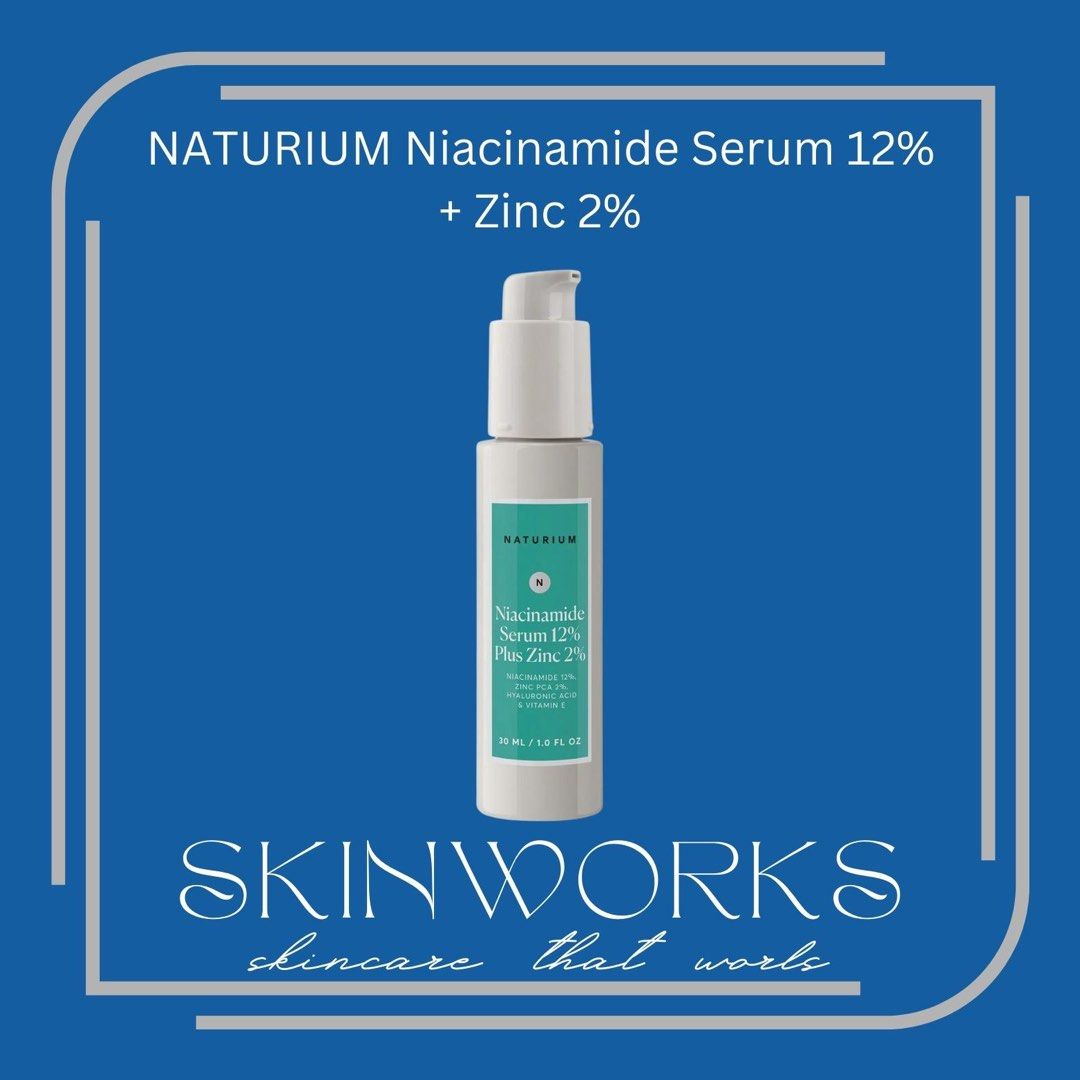 NATURIUM Niacinamide Serum 12 + Zinc 2. 30ml, Beauty & Personal Care